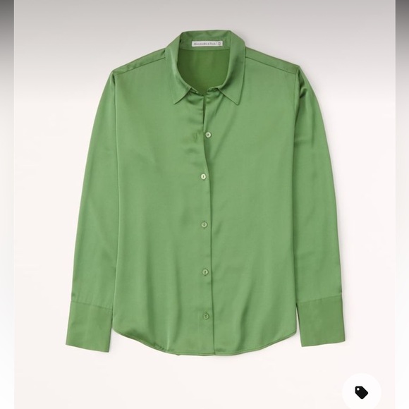 NWT Abercrombie Long Sleeve Button Up shirt - Picture 1 of 4